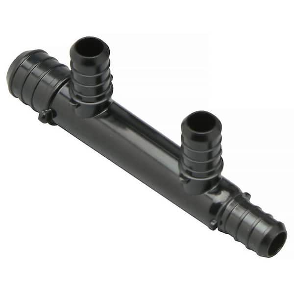 Zurn Polyphenylsulfone Blend Manifolds 3/4 in. PEX Crimp Inlet with (3) 1/2 in. PEX Crimp Outlet