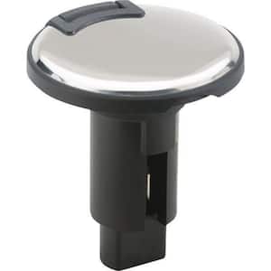 Round Series, 3-Pin, LightArmor Plug-in Base in Stainless Steel