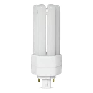 26-Watt Equivalent PL Tritube CFLNI 4-Pin Plug-In GX24Q-3 Base CFL Replacement LED Light Bulb, Cool White 4100K (1-Bulb)