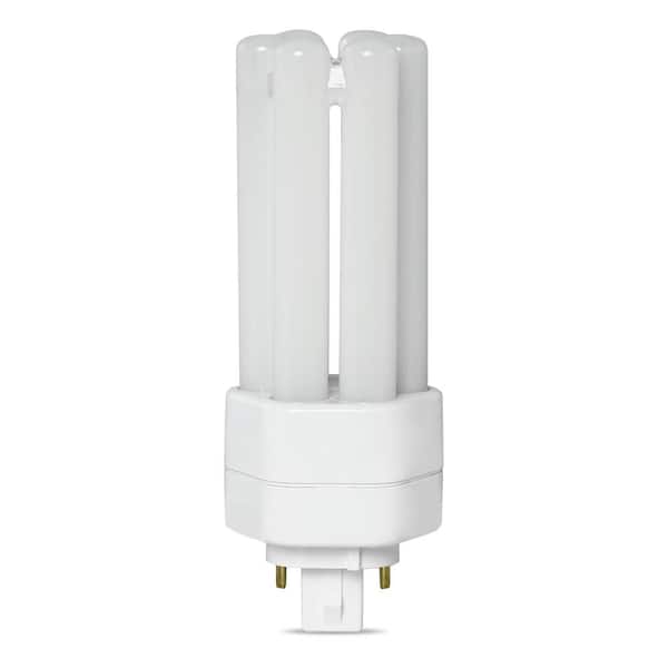 Feit Electric 26-Watt Equivalent PL Tritube CFLNI 4-Pin Plug-In GX24Q-3 Base CFL Replacement LED Light Bulb, Cool White 4100K (1-Bulb)