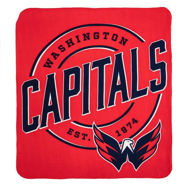 THE NORTHWEST GROUP NHL Capitals Multi-Color Campaign Fleece Throw Blanket