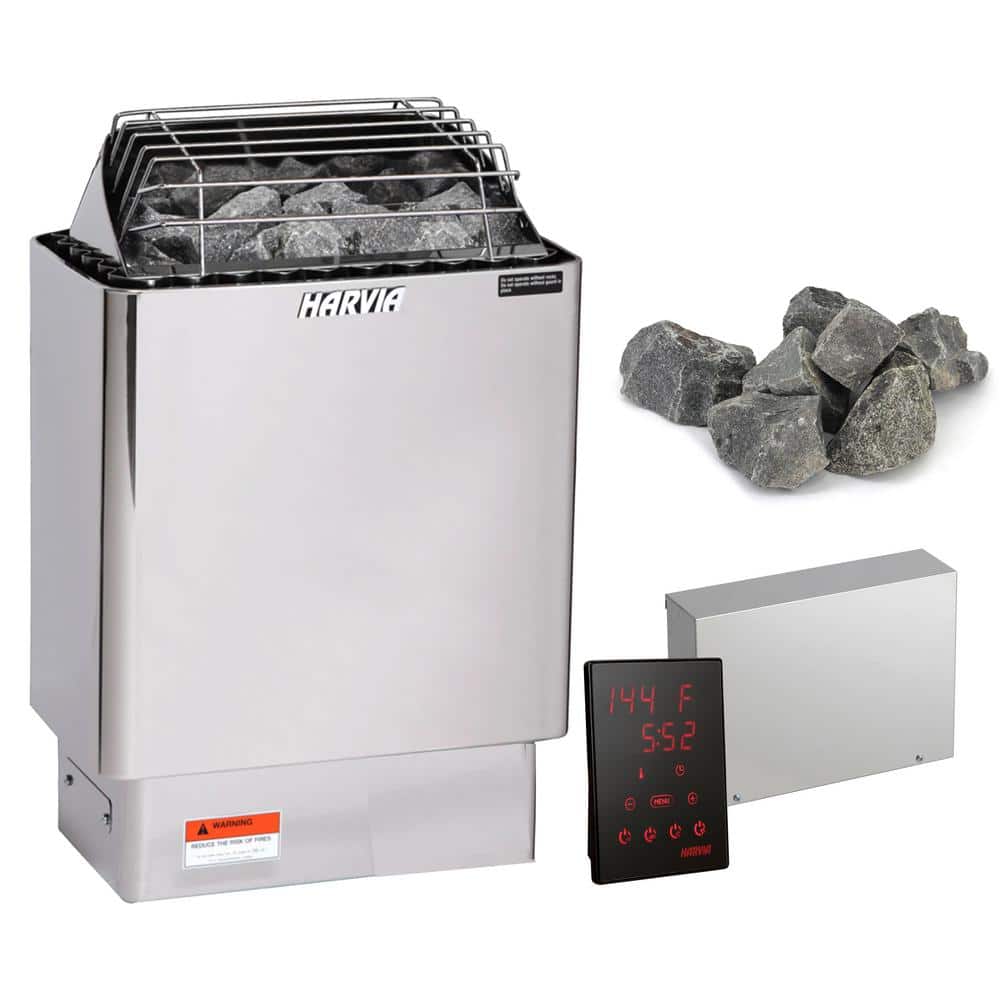 Harvia KIP UL Certified Electric Sauna Heater - Digital Xenio Control Panel