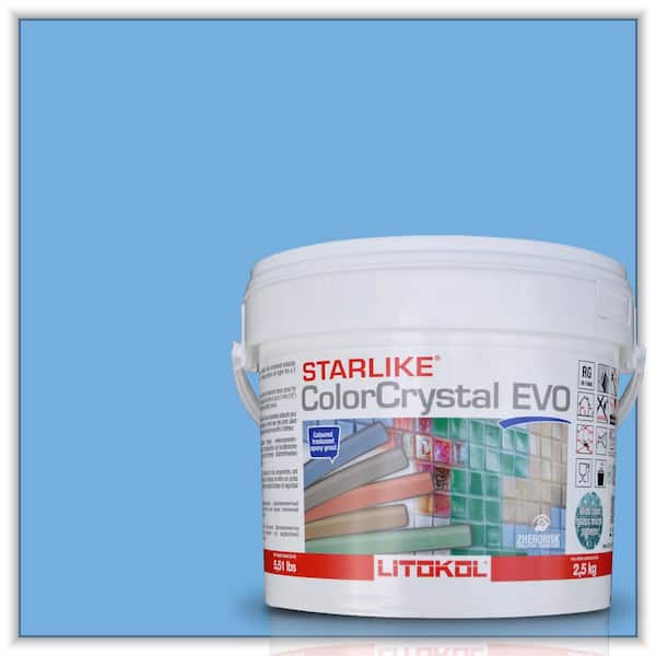 The Tile Doctor Starlike EVO Epoxy Grout 820 Azzurro Taomina 2.5 kg - 5.5 lbs.