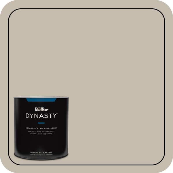 BEHR DYNASTY 1 qt. Home Decorators #HDC-NT-16G Aspen Branch Satin Enamel Interior Stain-Blocking Paint and Primer