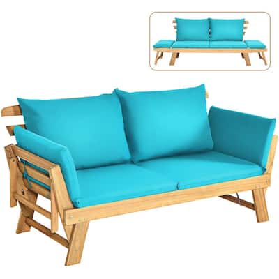 Strong woods for outdoor couch -- outdoor lounge.