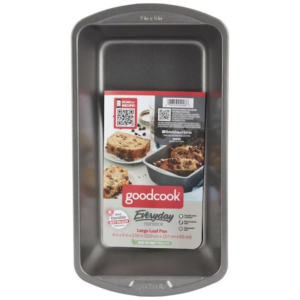 Everyday Nonstick Steel Loaf Pan, 9" x 5", Gray
