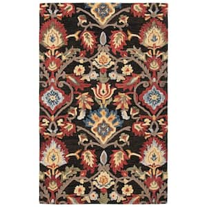 Safavieh Blossom Black/Multi 2 ft. x 3 ft. Area Rug