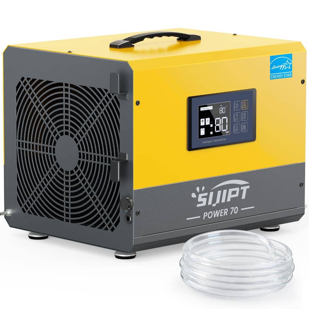 70 pt. 1,000 sq. ft. Yellow Bucketless Energy Star Commercial Dehumidifier for Crawl Space and Basement price history on PriceWatchPro