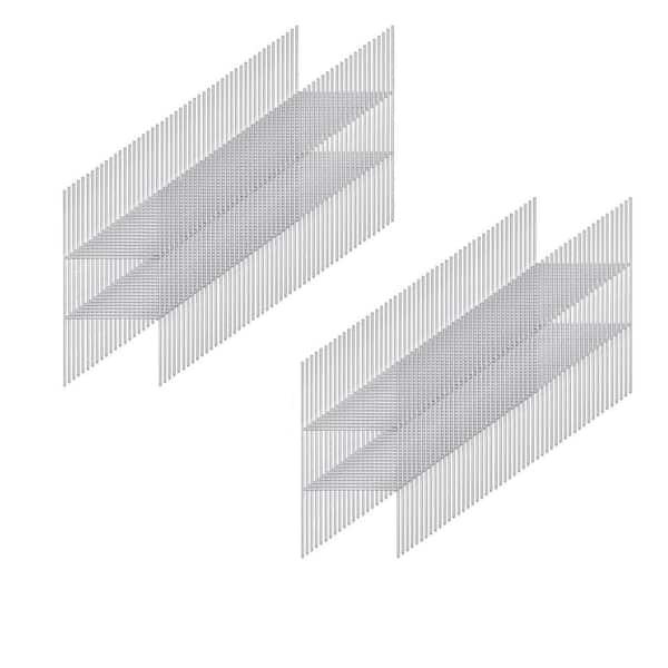 20 x 10 Inch Silver Galvanized Steel H Frame Yard Sign Stakes Heavy Duty Corrugated Board Holder 100-Pack