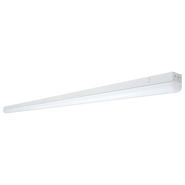 8 ft. 175-Watt Equivalent Integrated LED White Strip Light Fixture 3500/4000/5000K
