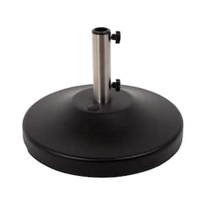 US Weight Fillable Free Standing Umbrella Base in Black