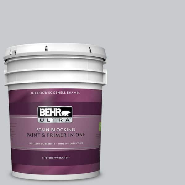 BEHR ULTRA 5 gal. #UL260-17 Burnished Metal Eggshell Enamel Interior Paint and Primer in One