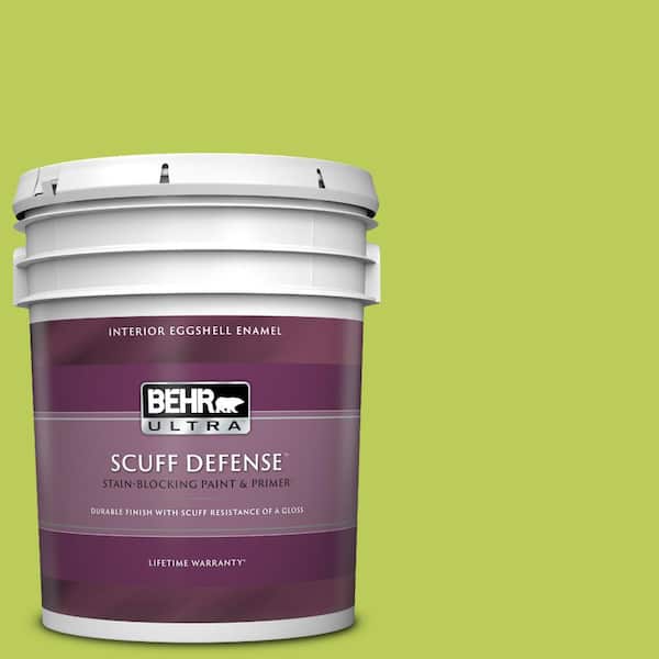 BEHR ULTRA 5 gal. #410B-5 Hidden Meadow Extra Durable Eggshell Enamel Interior Paint & Primer