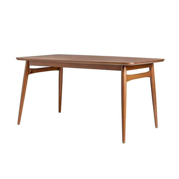 Walker Edison Furniture Company Mid-Century Walnut Wood 59