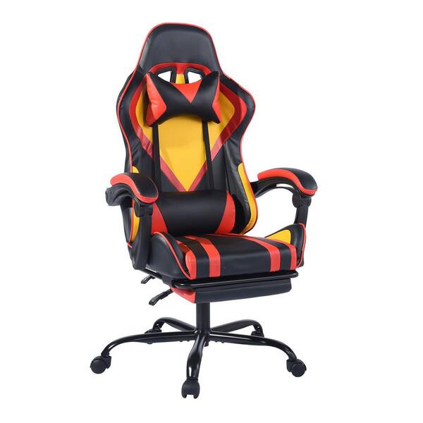 red and black gaming chair