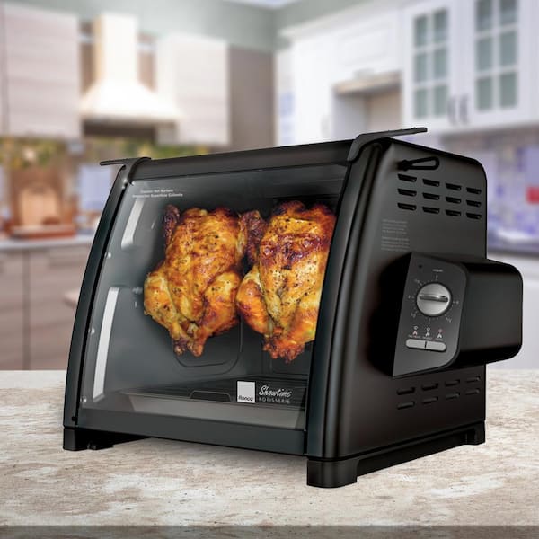 Elite Gourmet Toaster Oven Broiler with Rotisserie
