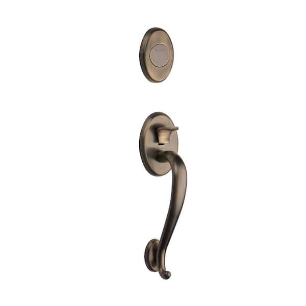 Baldwin Logan Satin Nickel Dummy Door Handleset85315.050.FD The Home