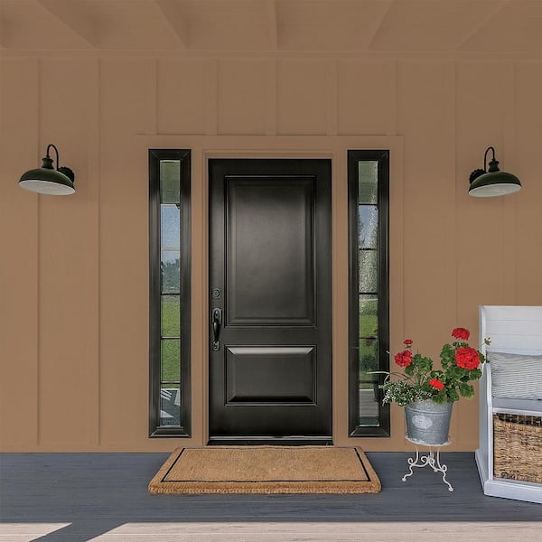 Glidden Premium 1-gal. PPG1079-6 Caravel Brown-6 Flat Exterior