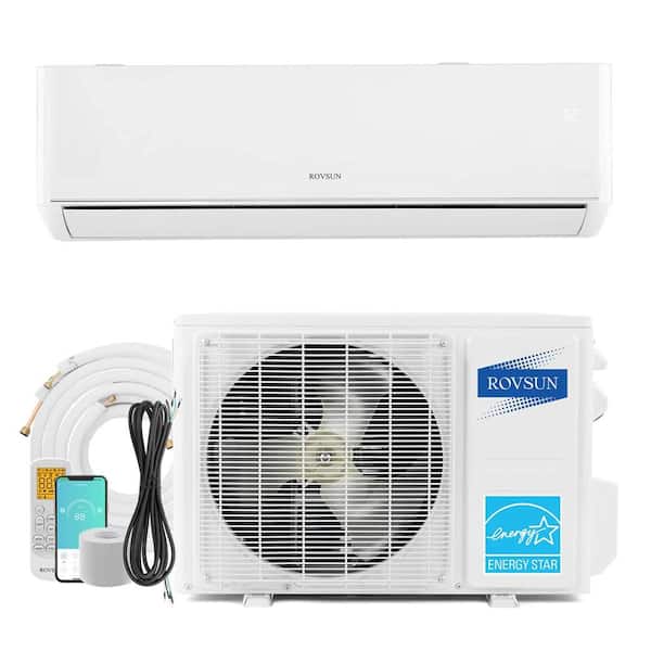 23 SEER2 12,000 BTU 1 Ton Wi-Fi Ductless Mini Split Air Conditioner and Heat Pump 230-Volt