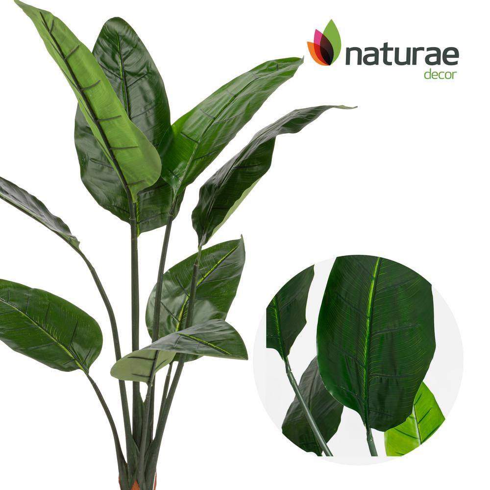 45'' Green Plastic Potted Bird of Paradise Plant