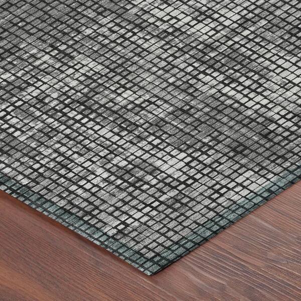 Chantille Machine Washable Indoor/Outdoor Abstract ACN2856 Gray 10 ft. x 14 ft. Area Rug