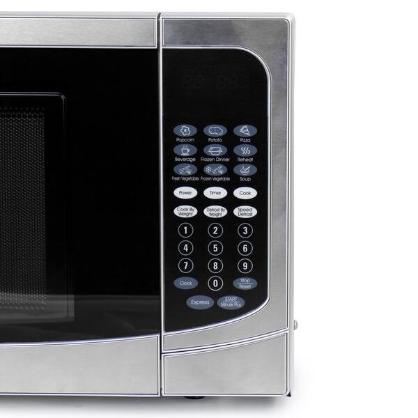 Oster Countertop Microwave Stainless Steel Silver 1.6 cu. ft. 1000