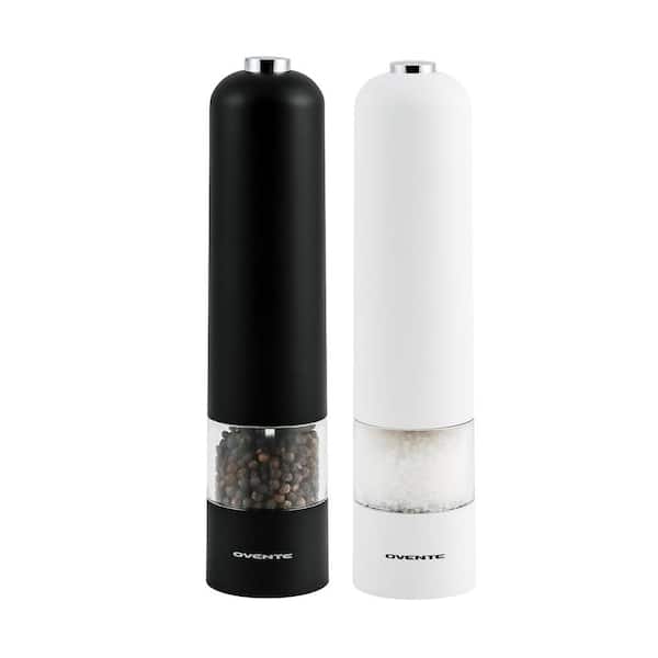 https://images.thdstatic.com/productImages/6cf42ca0-2bf1-4190-aebc-00f799e63f62/svn/black-and-white-ovente-salt-pepper-mills-spd102bw-64_600.jpg