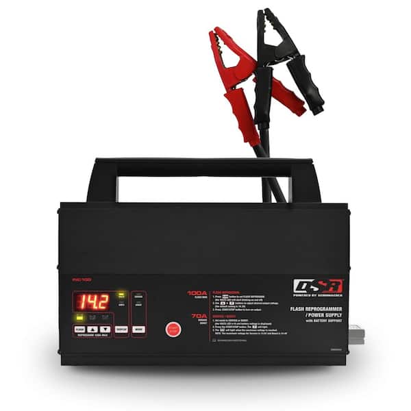 DSR Pro 100A Car Battery Charger and Flash Reprogrammer/Power Supply, 12V for Power Sport, Auto, and Marine Batteries