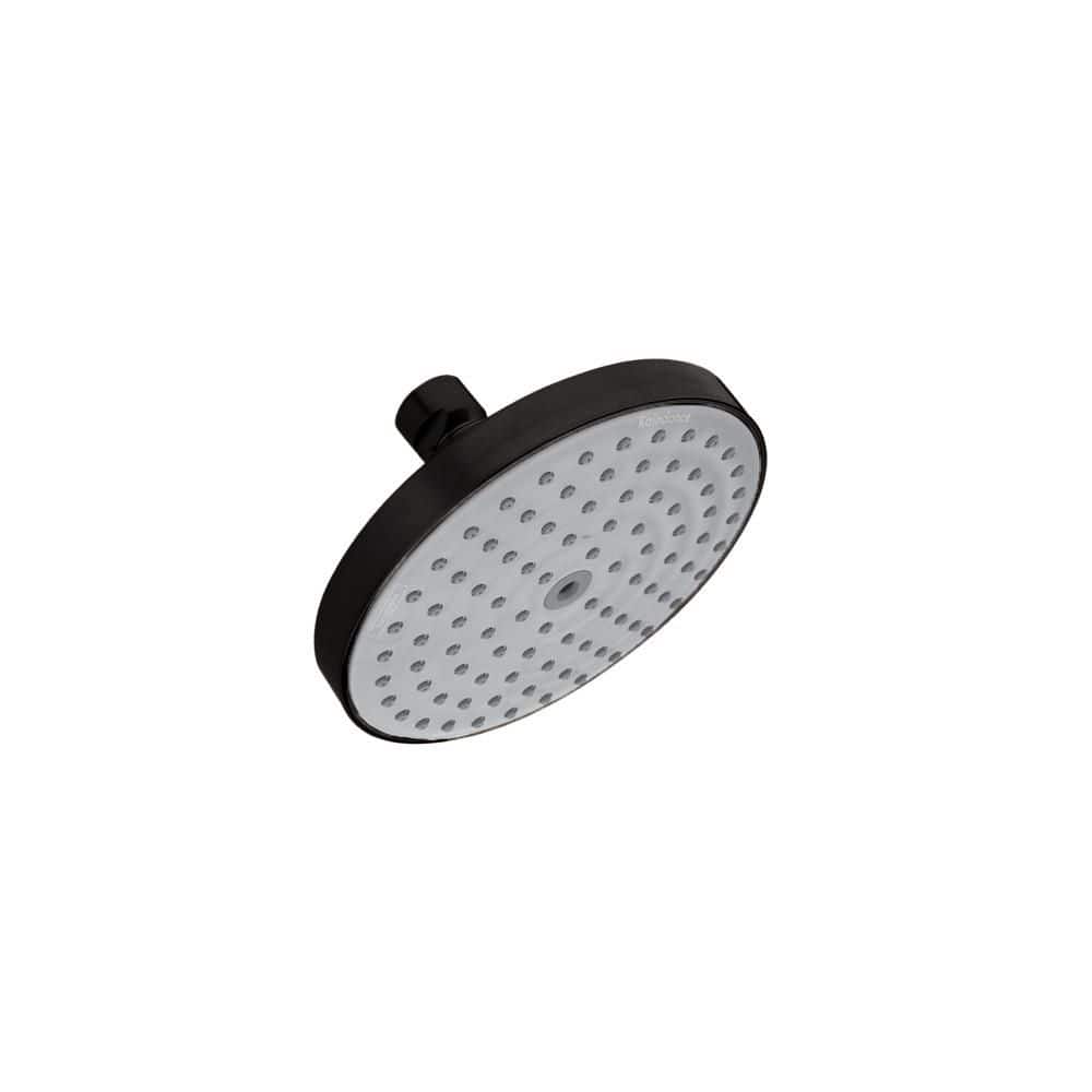 Raindance S 1-Spray Patterns with 2.5 GPM 5 in. Wall Mount Fixed Shower Head in Matte Black price history on PriceWatchPro
