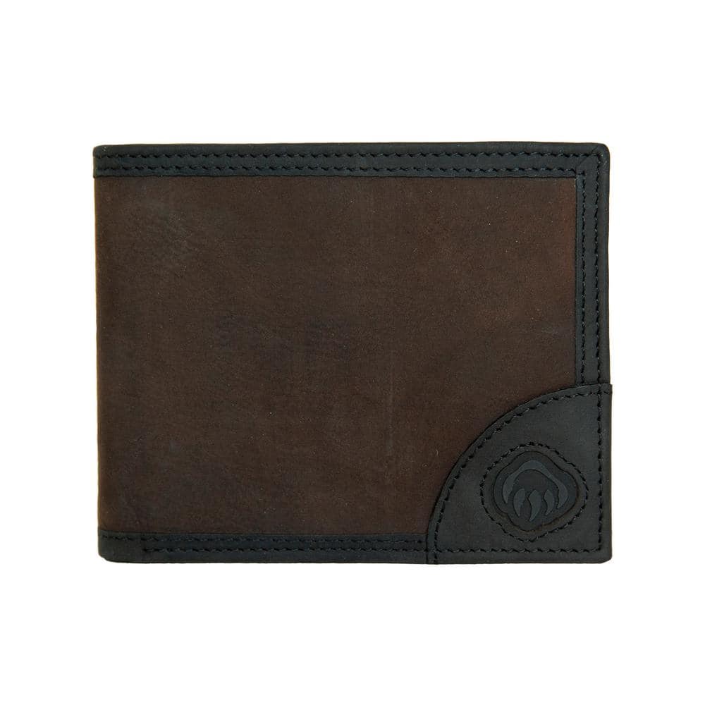 Wolverine I-90 Durashocks Tumbled Full Grain Leather Bifold Wallet in ...