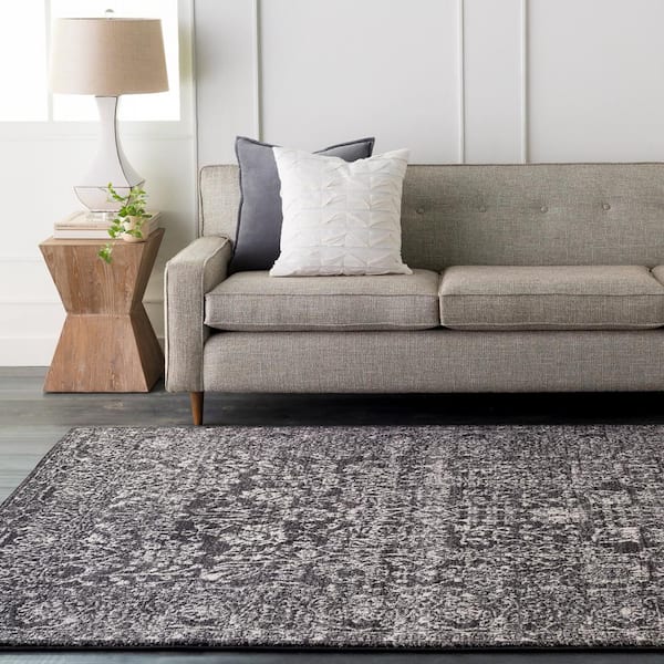 Demeter Charcoal 2 ft. 7 in. x 7 ft. 3 in. Runner Rug