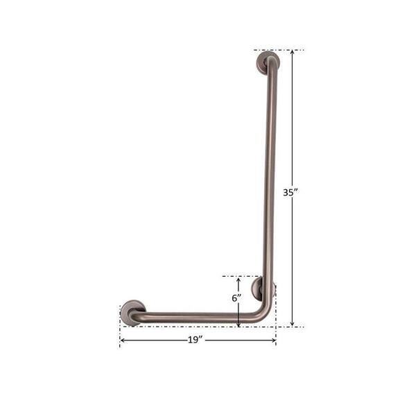 Elements of Design Restoration 32-in Oil-Rubbed Bronze Wall Mount (ADA Compliant) Grab Bar Elements of Design Restoration 32-in Oil-Rubbed Bronze Wall Mount (ADA Compliant) Grab Bar