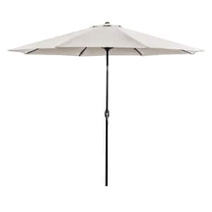 Gadsby 11 ft. Steel Market Tilt Patio Umbrella in Beige With Carrying Bag