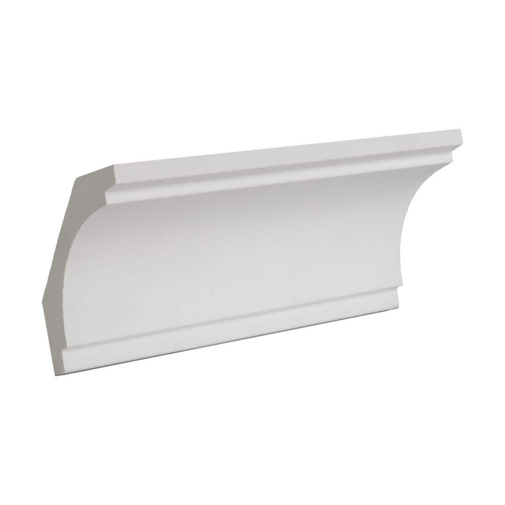 6-inch Primed Polyurethane Crown Moulding Sample