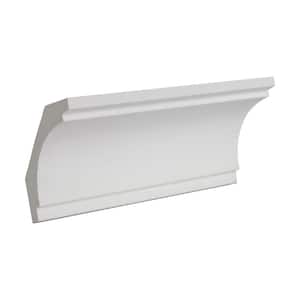 2-3/8 in. x 2-3/8 in. x 6 in. Long Plain Polyurethane Crown Moulding Sample