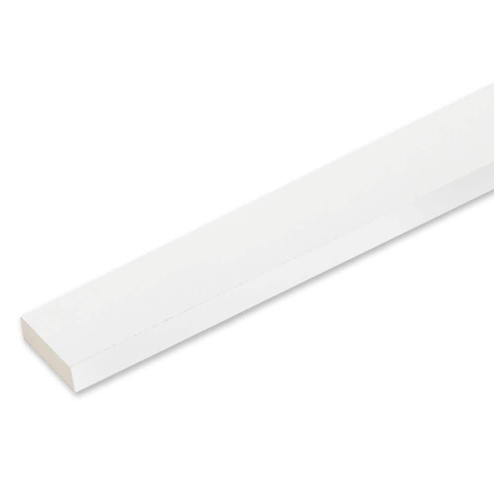 5/4 in. x 3 in. x 10 ft. White PVC Reversible Trim HD950310R The Home