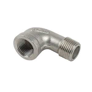 3/4 in. MIP x 3/4 in. FIP Stainless Steel Street Elbow Fitting