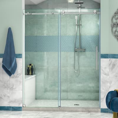 1200mm Frameless Sliding Shower Door 8mm Thick Glass Modern Bathroom Enclosure