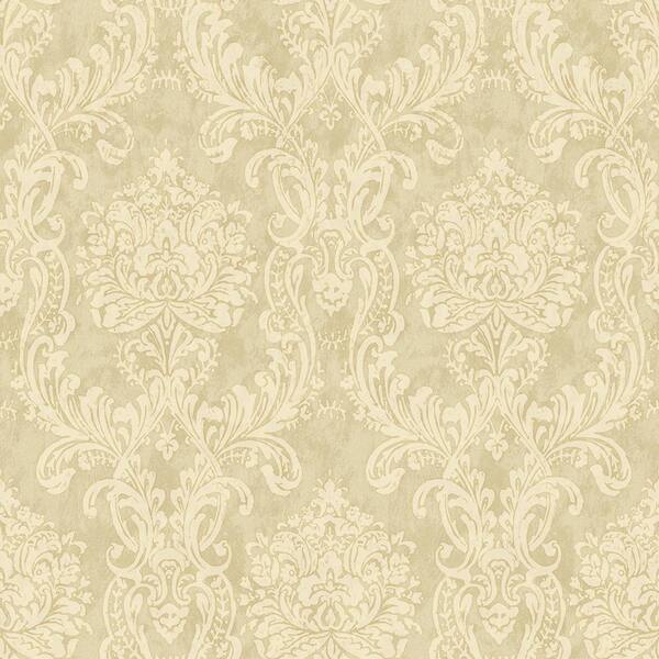 Chesapeake Samantha Sage Damask Wallpaper Sample