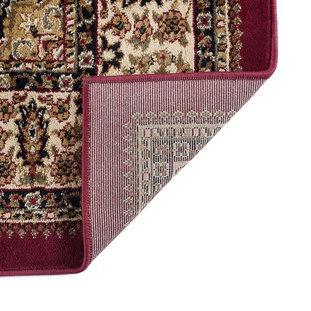Sensation Red 9 ft. x 12 ft. Traditional Area Rug - thumbnail 5