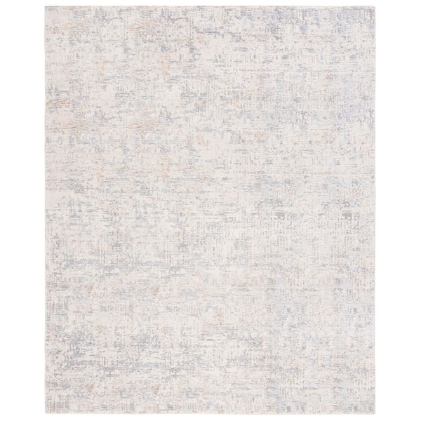 Sabrina 8 ft. x 10 ft. Ivory/Gray Marle Ornate Area Rug