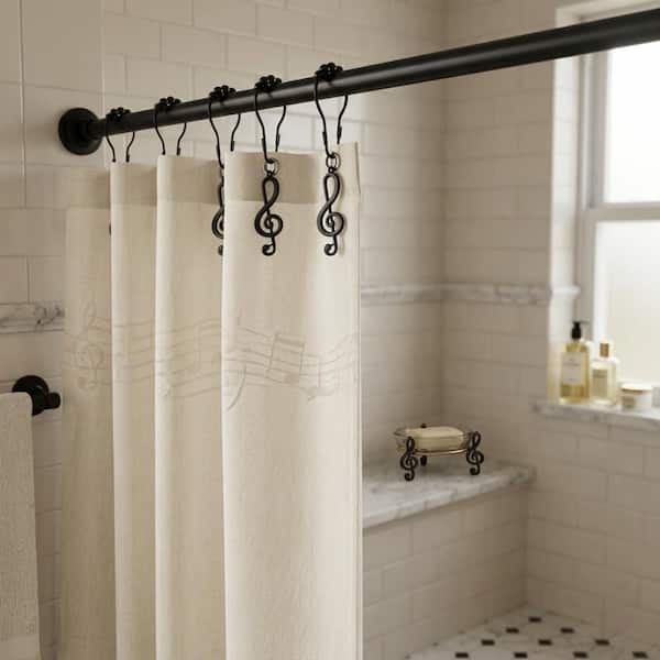 bacova guild born to fish shower curtain hooks Quiet Town Brass S (Set of 12) green and teal bring to mind the beauty of the ocean Bacova Guild Born to Fish