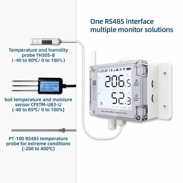 Temperature and humidity sensor RS485, thermometer, hygrometer