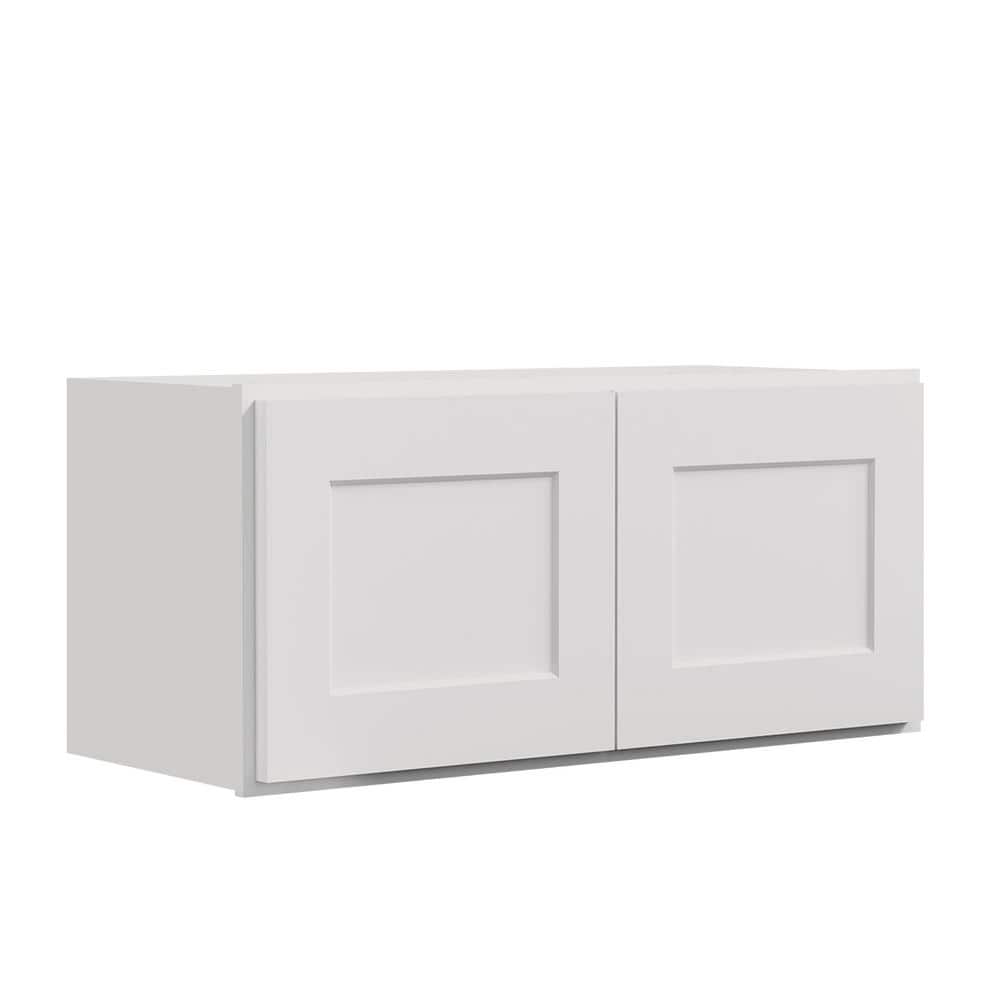 36 in. W x 12 in. D x 15 in. H Shaker Dove Plywood Ready to Assemble Kitchen Wall Cabinet with Doors and Shelves price history on PriceWatchPro
