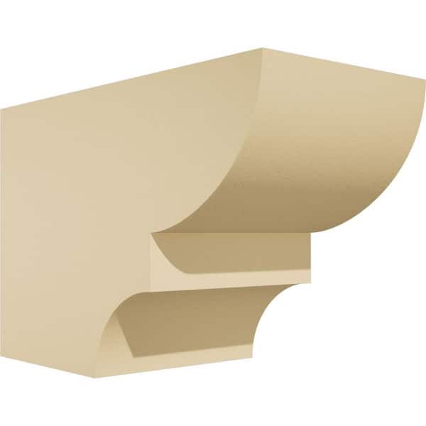 Ekena Millwork Standard Ridgewood 6 in. W x 8 in. H x 12 in. D Polyurethane Rafter Tail Outlooker