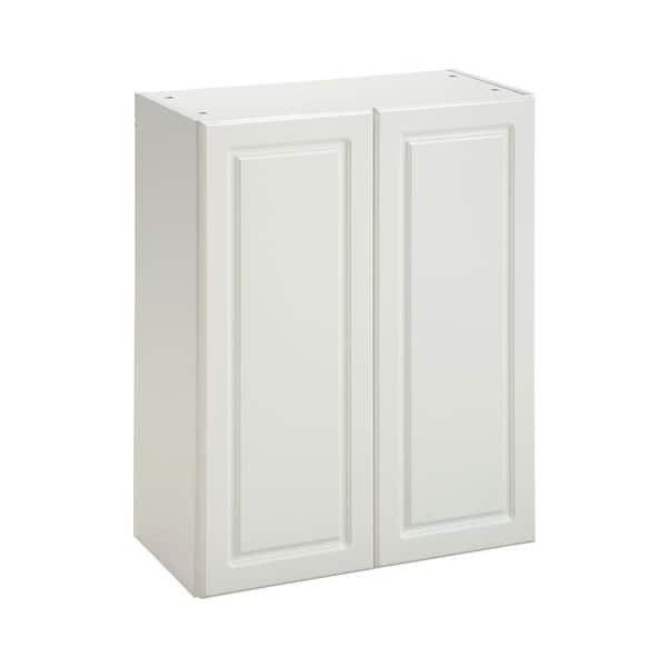 Heartland Cabinetry Heartland Ready to Assemble 24x29.8x12.5 in. Wall Cabinet with Double Doors in White