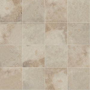 Tuscany Beige 16 in. x 16 in. x 1.18 in. Square Tumbled Travertine Paver Tile (1.78 sq. ft.)