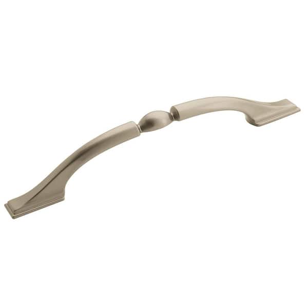 Amerock Sterling Traditions 6-5/16 in (160 mm) Center-to-Center Satin Nickel Drawer Pull