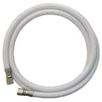 1/4 in. O.D. x 1/4 in. I.D. Comp x Comp 5 ft. Flexible Braided PVC Icemaker Supply Line