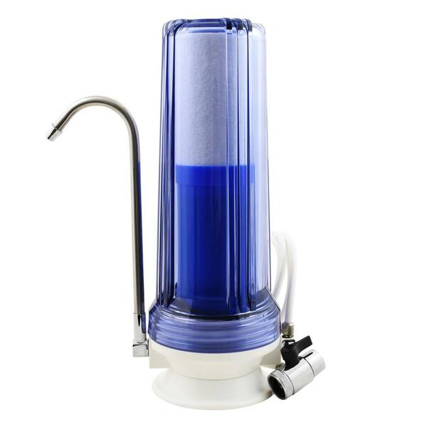 ANCHOR WATER FILTERS 2-Stage Counter Top Filtration System in Clear